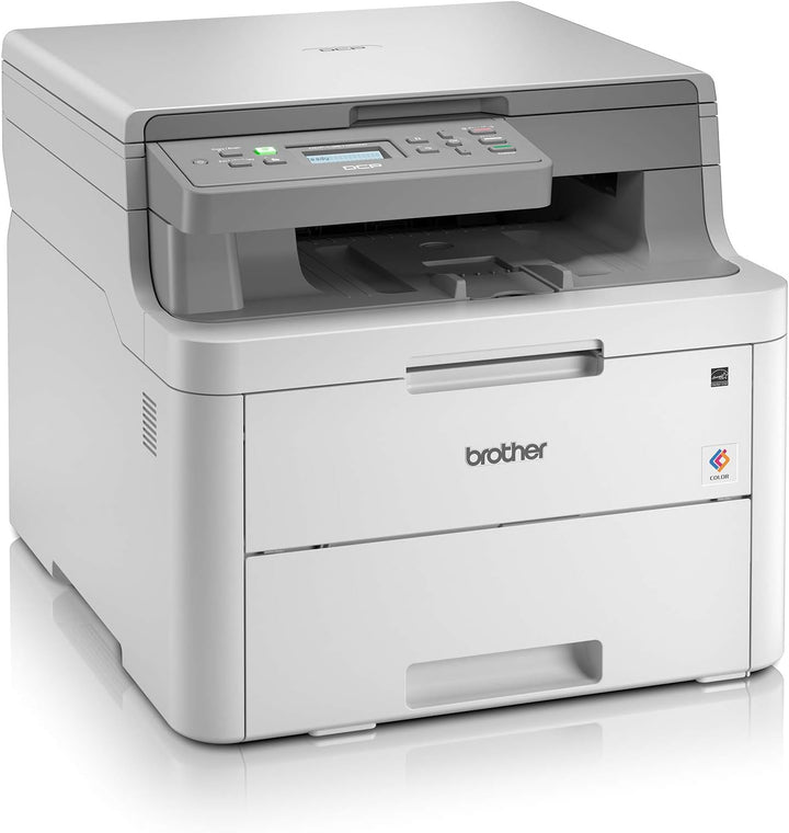 Brother DCP-L3510CDW Kompaktes 3-in-1 Farb-Multifunktionsgerät, weiss WLAN, WLAN
