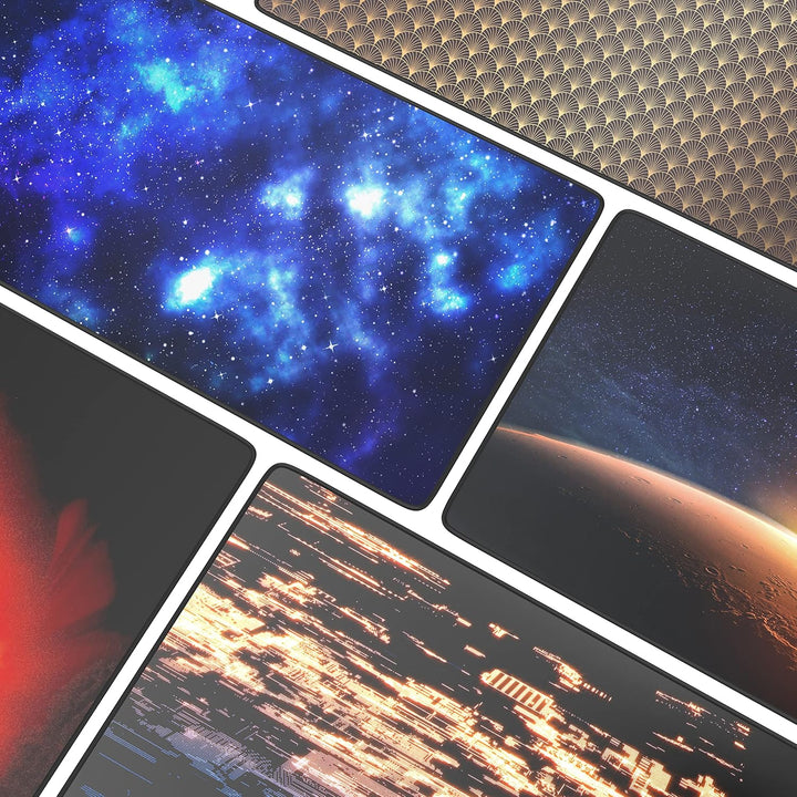 CSL - XXL Mauspad Gaming 900x400 mm - XXL Mousepad gross mit Motiv - Tischunterlage Large Size - ver