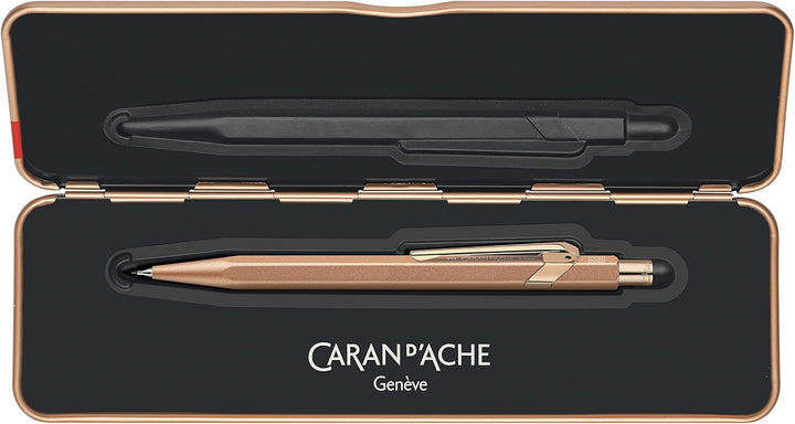 Caran d'Ache 844 Druckbleistift, 0,7 mm, Brut Rosé, in Slimpack-Etui, 7630002349291, rose, Einheitsg