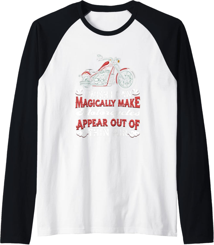 Motorradfahrer Biker - Motorrad Raglan