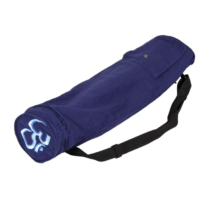 Yogabox Yogatasche OM Baumwolle 60 Dunkelblau, Dunkelblau