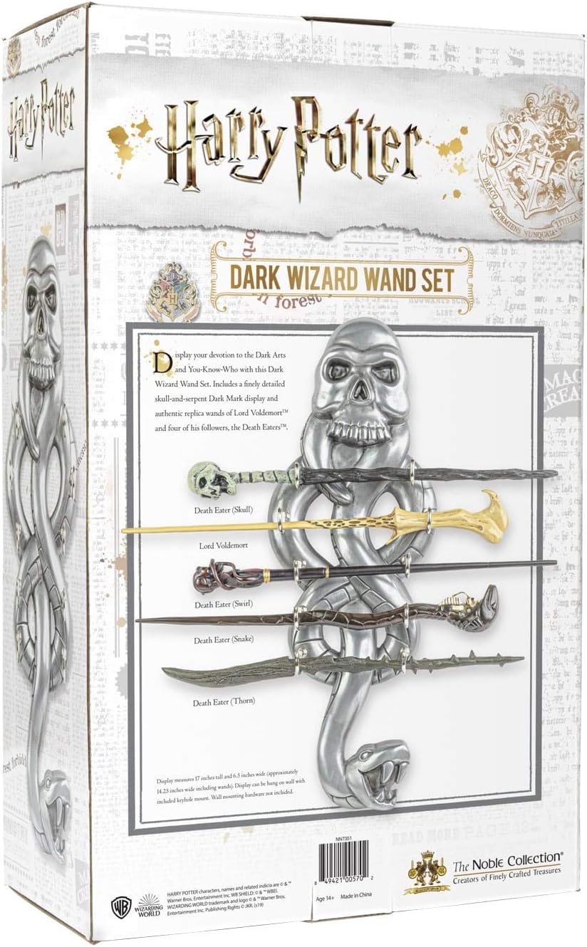 The Noble Collection Die Edle Kollektion Dark Wizard Zauberstab Set