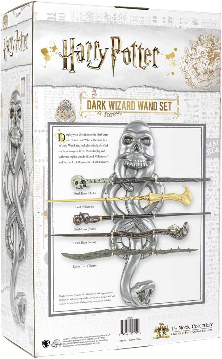 The Noble Collection Die Edle Kollektion Dark Wizard Zauberstab Set