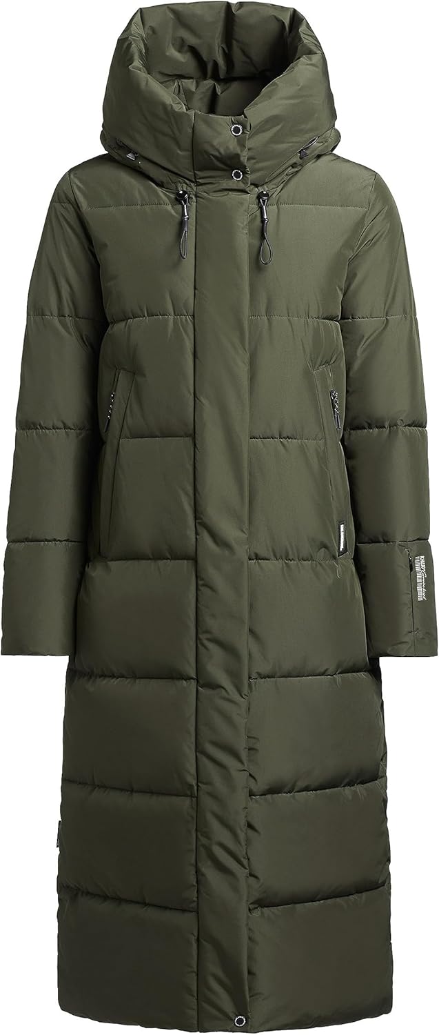 Khujo Damen Steppmantel Soulani 2 L Deep Green, L Deep Green