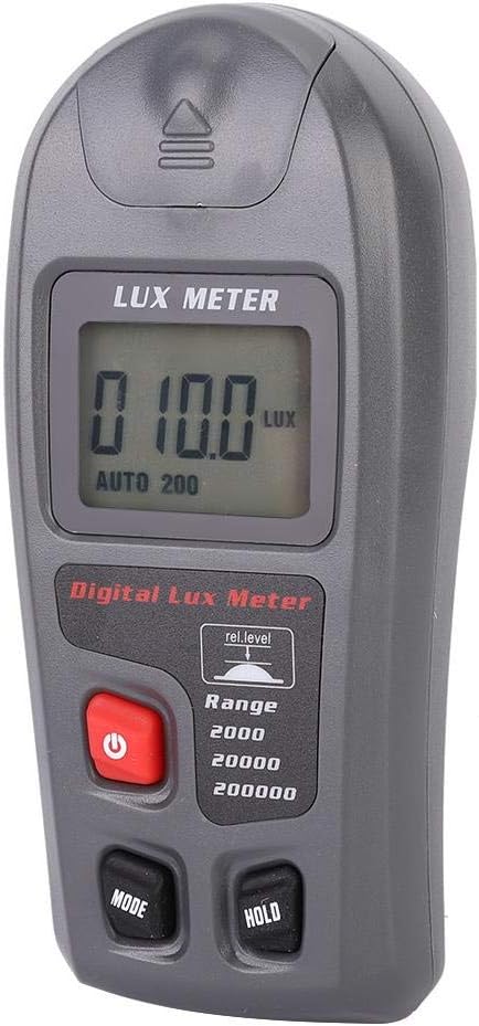 TOPINCN Handheld Digital Electronic Luxmeter Lichtmesser Illuminometer Photometer mit 200.000