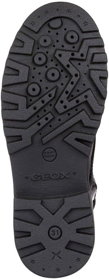 Geox Mädchen J Casey Girl Ankle Boot 28 EU Schwarz, 28 EU Schwarz