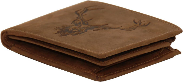 Greenburry VINTAGE 1705-RS Leder Portemonnaie mit Hirsch ROYAL STAG Geldbörse Braun - by ModaStore d