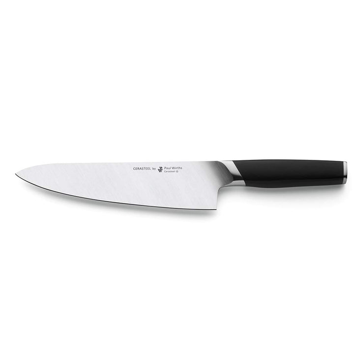Paul Wirths CERASTEEL Kochmesser | Bruchfeste und extrem scharfe Klinge aus Keramik &amp; Edelstahl | Kl