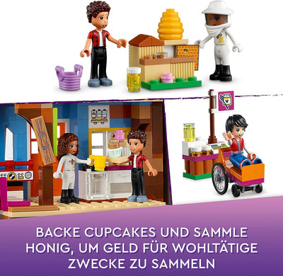 LEGO 41703 Friends Freundschaftsbaumhaus mit Minipuppen, Natur-Lernspielzeug für Mädchen und Jungen