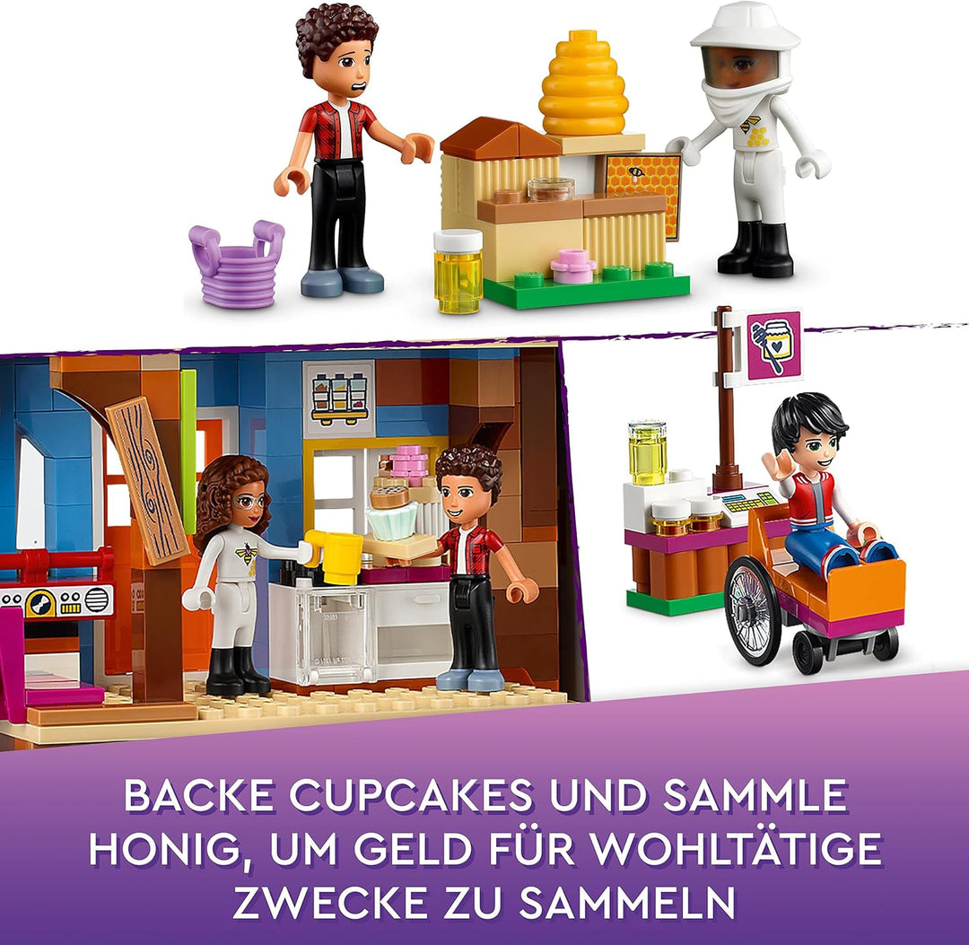 LEGO 41703 Friends Freundschaftsbaumhaus mit Minipuppen, Natur-Lernspielzeug für Mädchen und Jungen