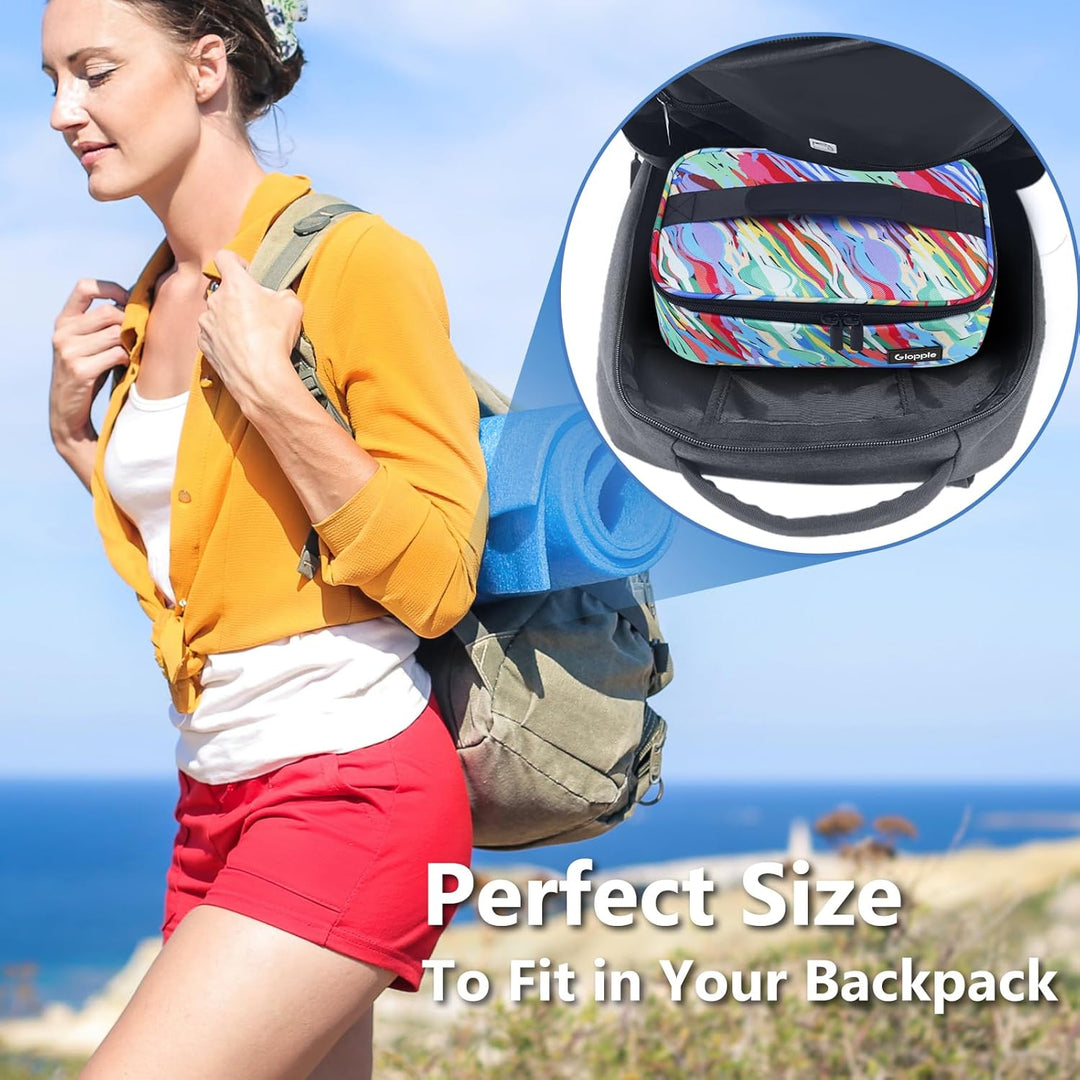 Gloppie Klein Kühltasche Leicht Lunch-Tasche für Lebensmitteltransport, Thermotasche Einkaufstasche
