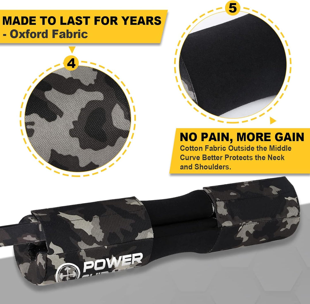POWER GUIDANCE Langhantel Polster Kniebeugen Barbell Squat Pad Ideal für Squats Lunges Hip Thrusts G