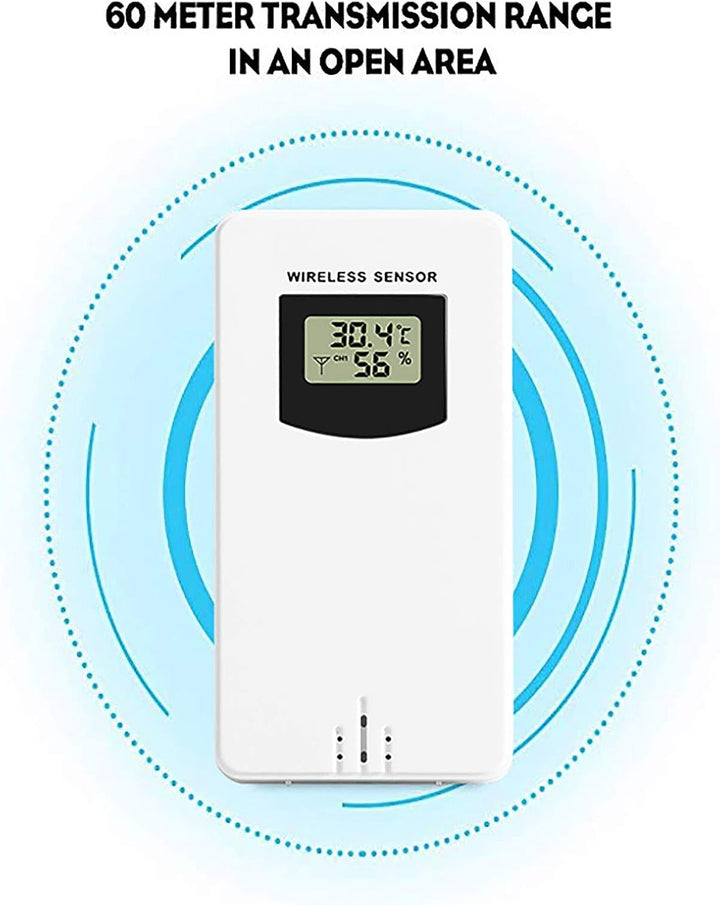 AOZBZ Funk-Aussensensor Wetterstation Funk-Aussensensor für kabellose Wetterstation