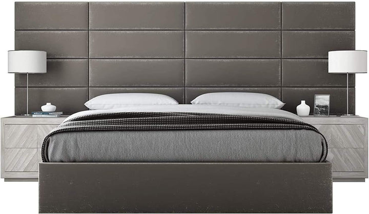 VANT Gepolsterte Kopfteile - Accent Wall Panels - 4er Pack - Einfach Passen - König und Zwilling Bet