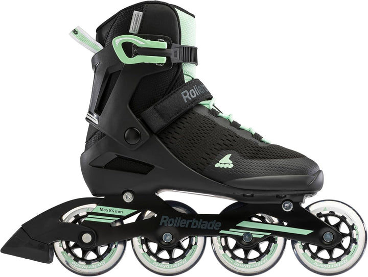 Rollerblade Spark 84 W, Inlineskates für Damen EU: 39 (UK: 6 / US: 8) Schwarz/Mint, EU: 39 (UK: 6 /