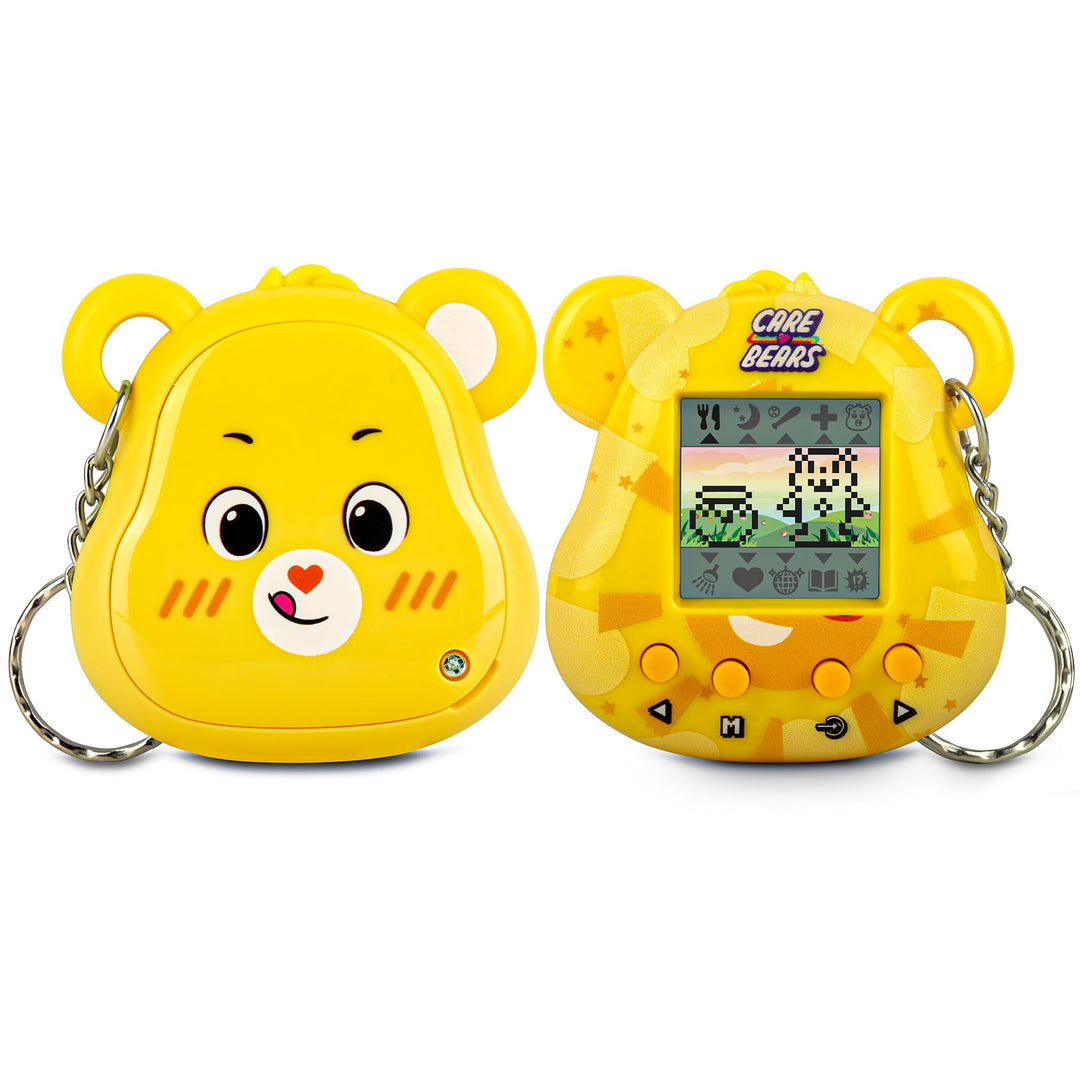Care Bears Digital Pet - Funshine Bear Cyber Pet with Care Features, 1.4” Inch Screen, Handheld Inte