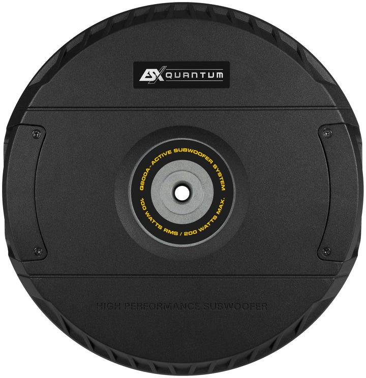 ESX Q800A - 20 cm (8') AKTIV-Reserverad Subwoofer mit Kabel-Fernbedienung