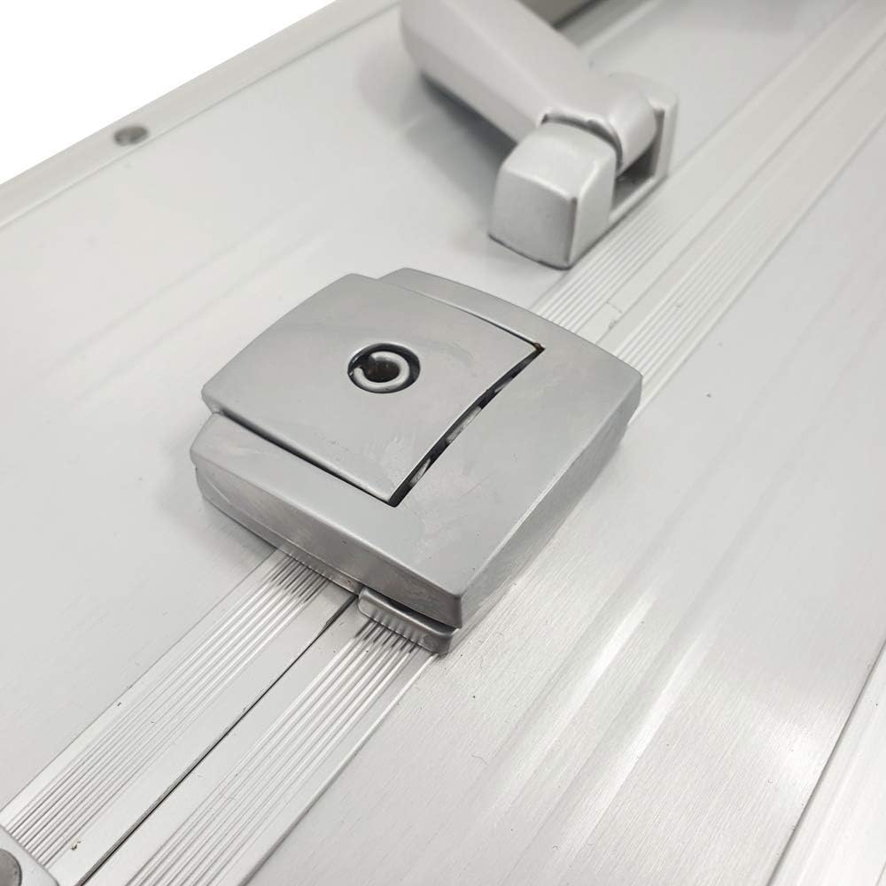 Pilotenkoffer mit Tragegurt von SONOVO aus Aluminium in Silber 45161 | Alukoffer, Aktenkoffer, Busin