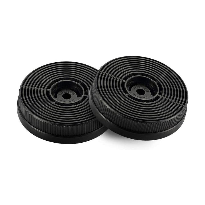 Klarstein Aktivkohlefilter für Dunstabzugshauben Ersatzteil 2 Filter Umluftbetrieb Ø 10,5 cm 2 Stück