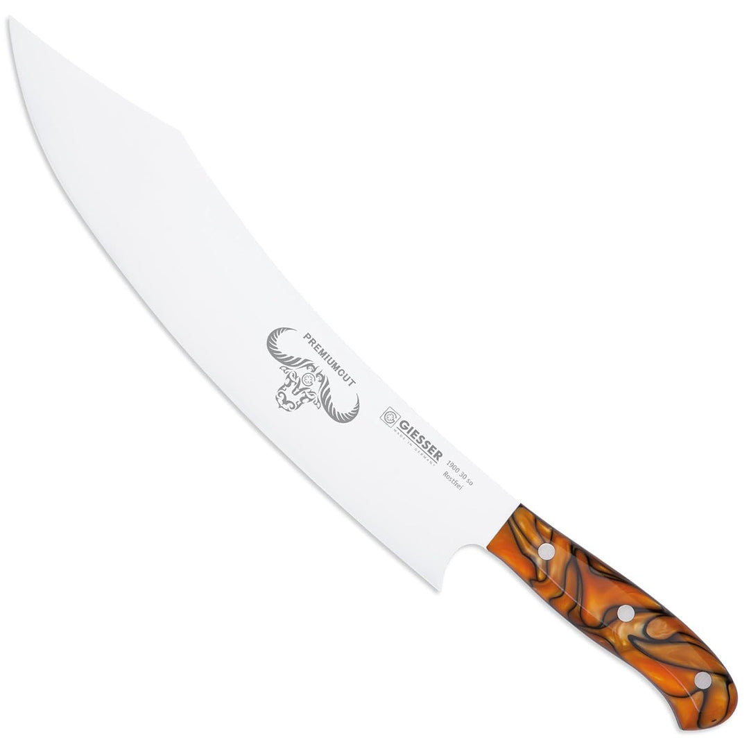 Giesser seit 1776 - Made in Germany - Kochmesser 30 cm Spicy Orange, PremiumCut Barbecue No 1, Küche