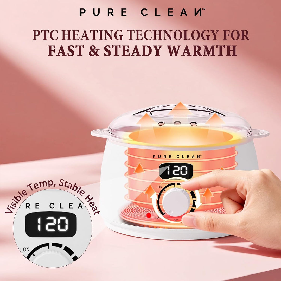 PURECLEAN 10-Minuten Wax Maschine mit digitaler Temperaturregelung – geeignet für alle Wachsarten, i