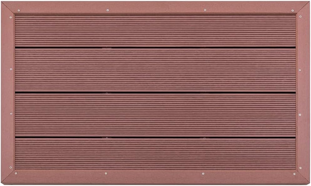 Rantry Bodenelement für Solardusche braun 101x63x55cm WPC Pool & Spa Zubehör