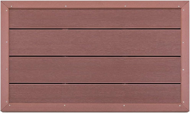 Rantry Bodenelement für Solardusche braun 101x63x55cm WPC Pool & Spa Zubehör