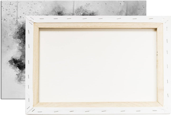 deyoli Flusslauf im zauberhaften Wald Format: 80x60 Effekt: Schwarz&Weiss als Leinwandbild, Motiv fe