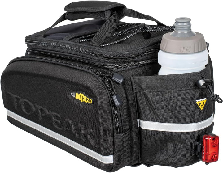 Topeak MTX TrunkBag DX (MTX 2.0) mit TrunkLock – 12,3 L Gepäckträgertasche mit QuickTrack-System, er