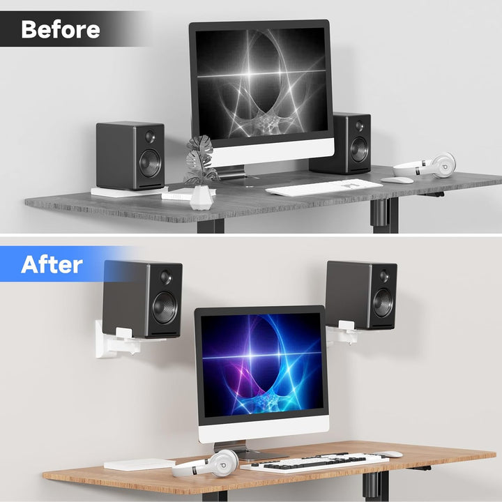 suptek Lautsprecher Wandhalterung Universal Lautsprecher Wandhalter Verstellbare Lautsprecherwandhal
