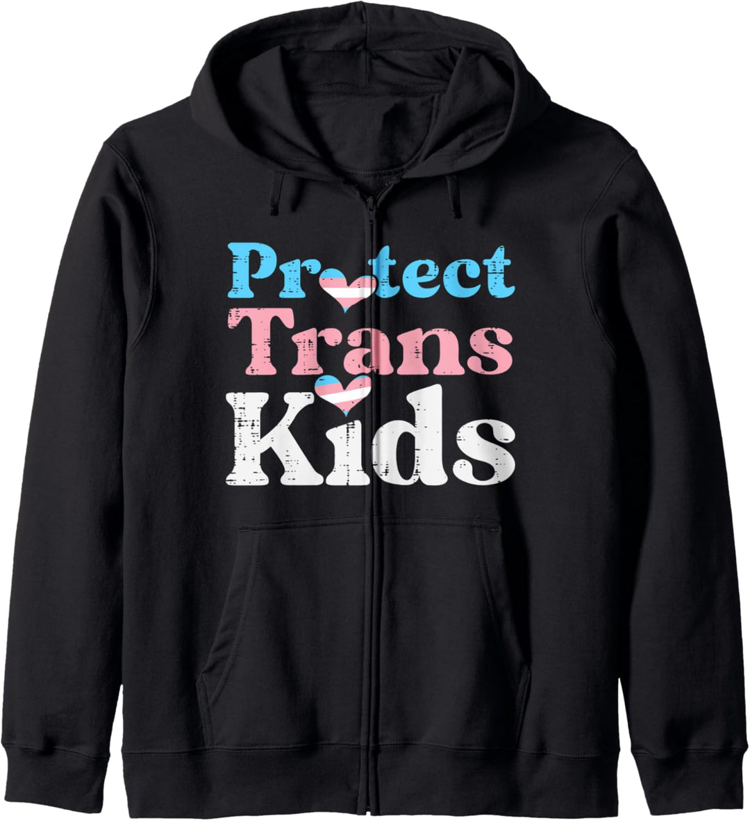 Protect Trans Kids Transgender Pride Flag LGBT Kapuzenjacke