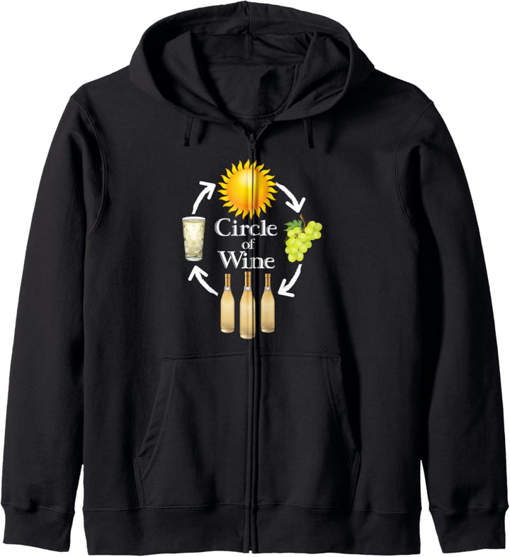 Circle of Wine Pfalz Palz Pfälzer Dialekt Weinschorle Woi Kapuzenjacke
