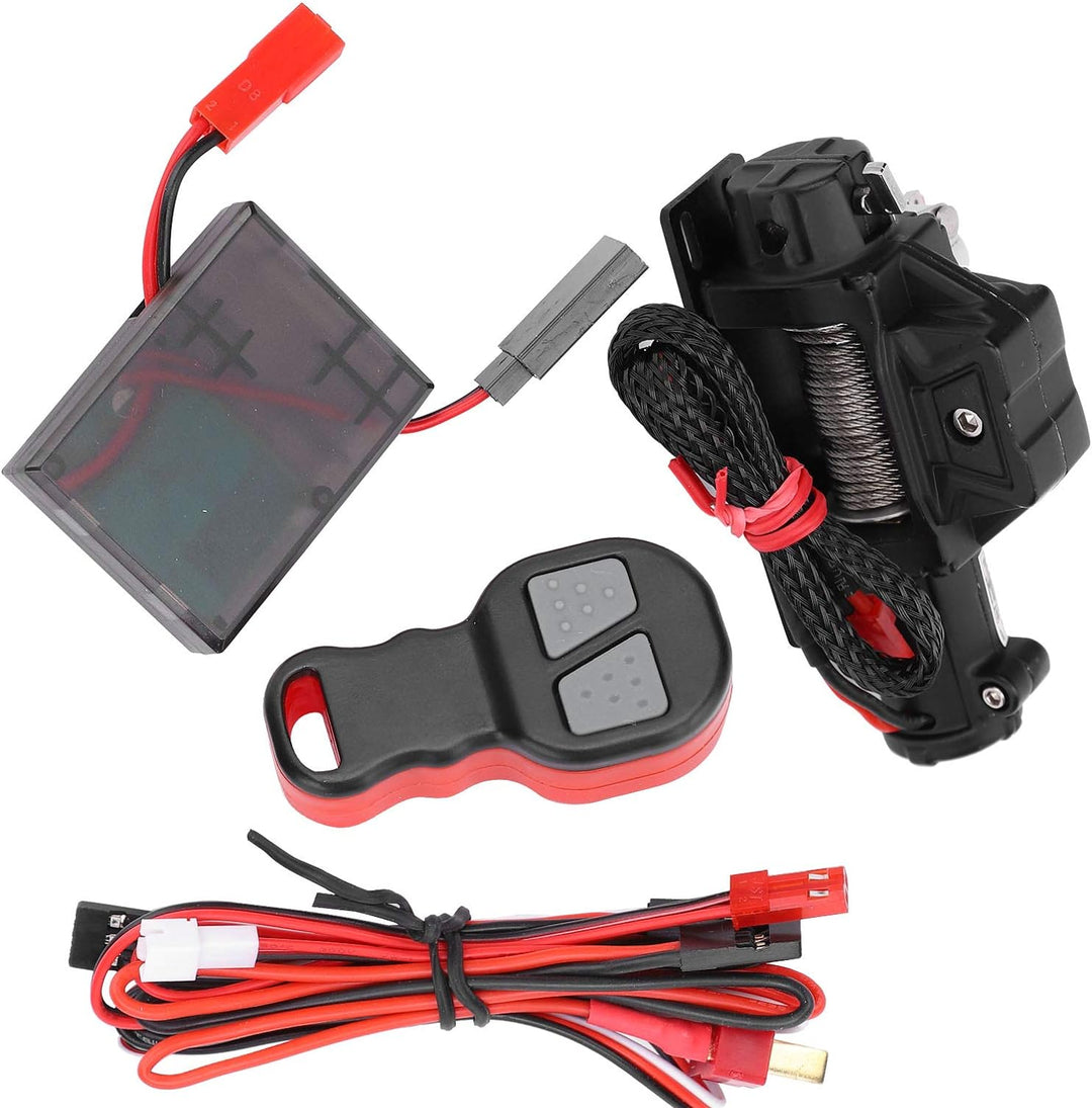 RC-simulierte Winde, Fernbedienung RC-Windenempfängerset RC-Zubehör Kompatibel mit Axial SCX10 90046