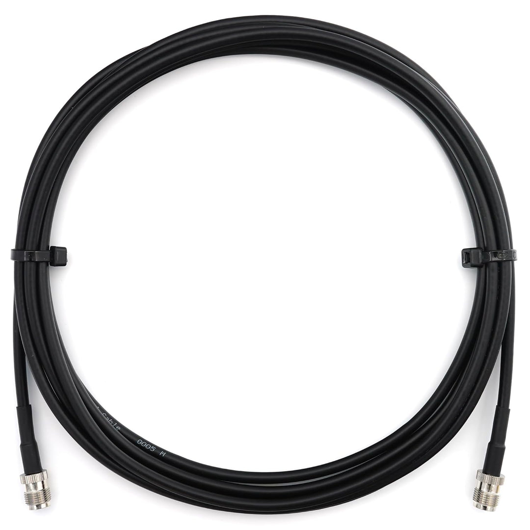 7m RP-TNC Buchse auf RP-TNC Buchse RG58 Koaxialkabel — 7 Meter Verlustarmes Antennenkabel 50 Ohm Ver