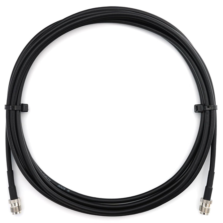 7m RP-TNC Buchse auf RP-TNC Buchse RG58 Koaxialkabel — 7 Meter Verlustarmes Antennenkabel 50 Ohm Ver