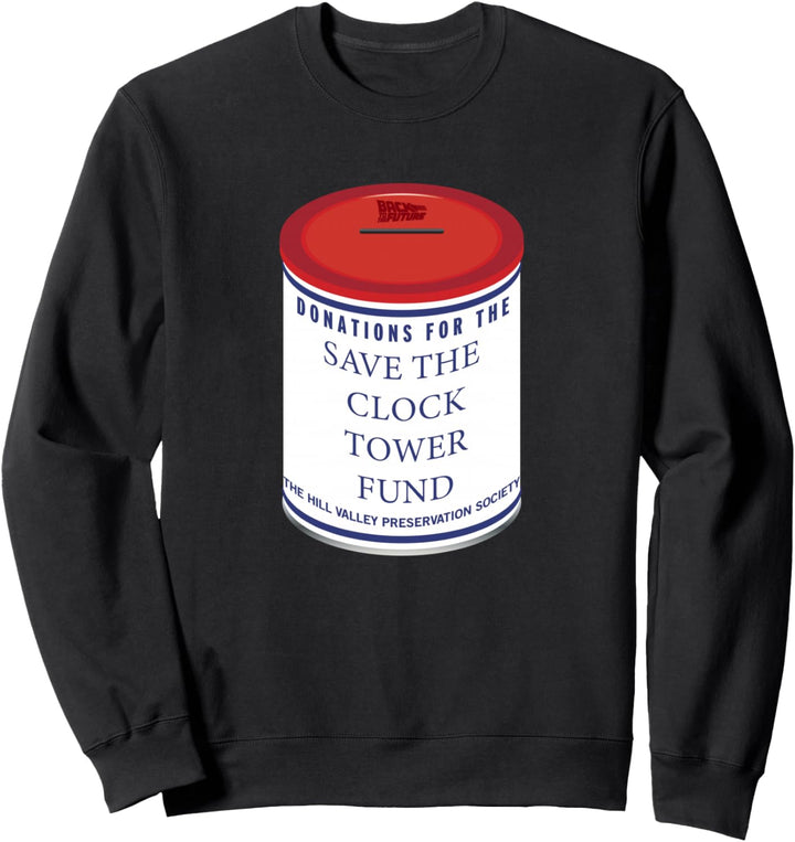 Back To The Future Save The Clock Tower Donation Jar Sweatshirt