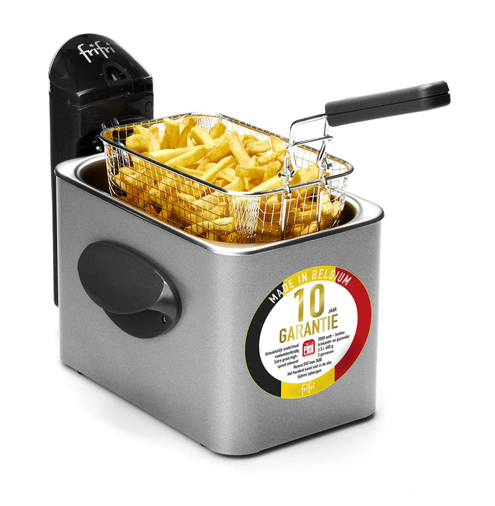 Frifri 1900 - Fritteuse - 2,5L - 2000W - Silber