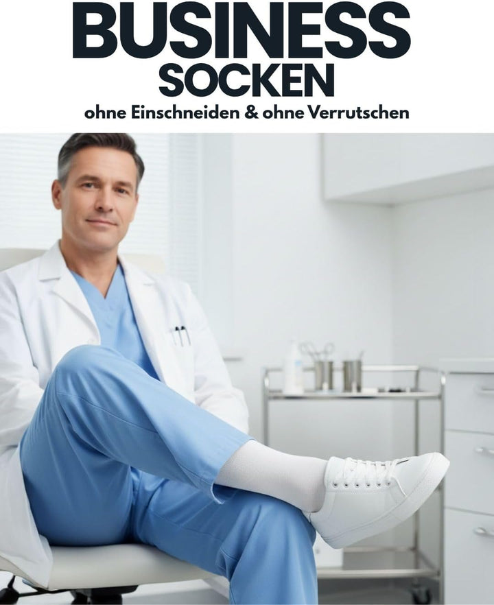10 Paar Premium Socken Herren &amp; Damen aus gekämmter Baumwolle mit Komfortbund ohne drückende Naht 35