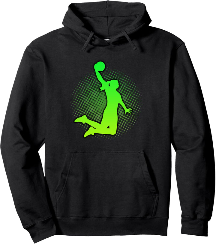 Basketball-Geschenk für Mädchen und Frauen Slam Dunk Pullover Hoodie
