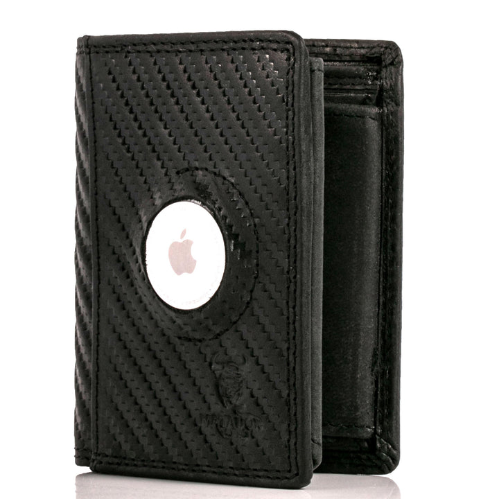 MATADOR Portmonee Herren Leder kompatibel mit Apple Airtag | Geldbeutel Portemonnaie Herren Geschenk