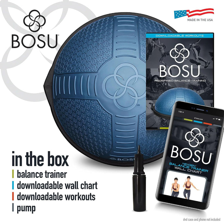 BOSU NexGen Balance-Trainer für Zuhause, ideal für präzise Körperhaltung und Cueing für Cardio-, Bew