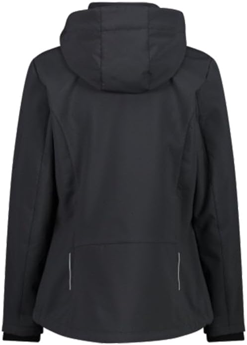 CMP Damen Windproof And Waterproof Softshell Jacket Wp 7.000 Jacke M Schwarz, M Schwarz