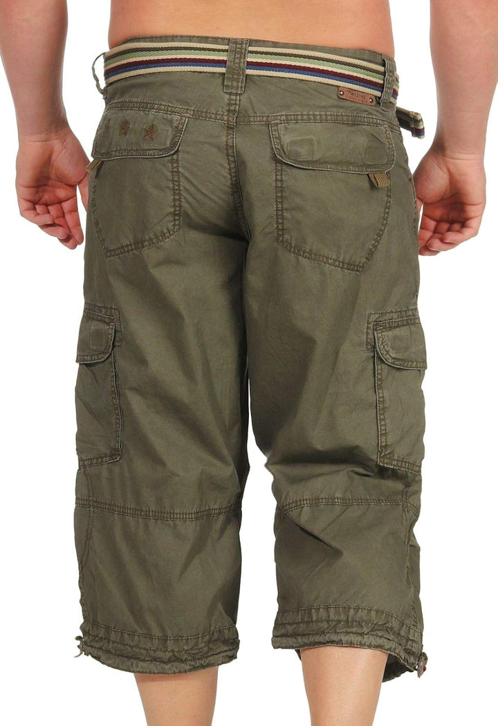 Timezone Herren Shorts 31W Grün (Washed Oliv 4064), 31W Grün (Washed Oliv 4064)