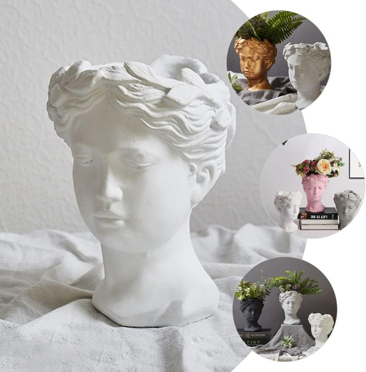 Operitacx Wohnkultur Blumentopf Statuendekor Der Griechischen Mythologie Modern Blumenbehälter Bonsa
