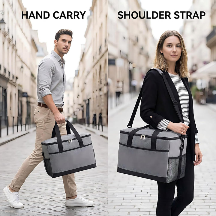 CNMTCCO Kühltasche Gross 35L Faltbare Isolierte Thermotasche, Wasserdicht & Auslaufsicher, Tragbare