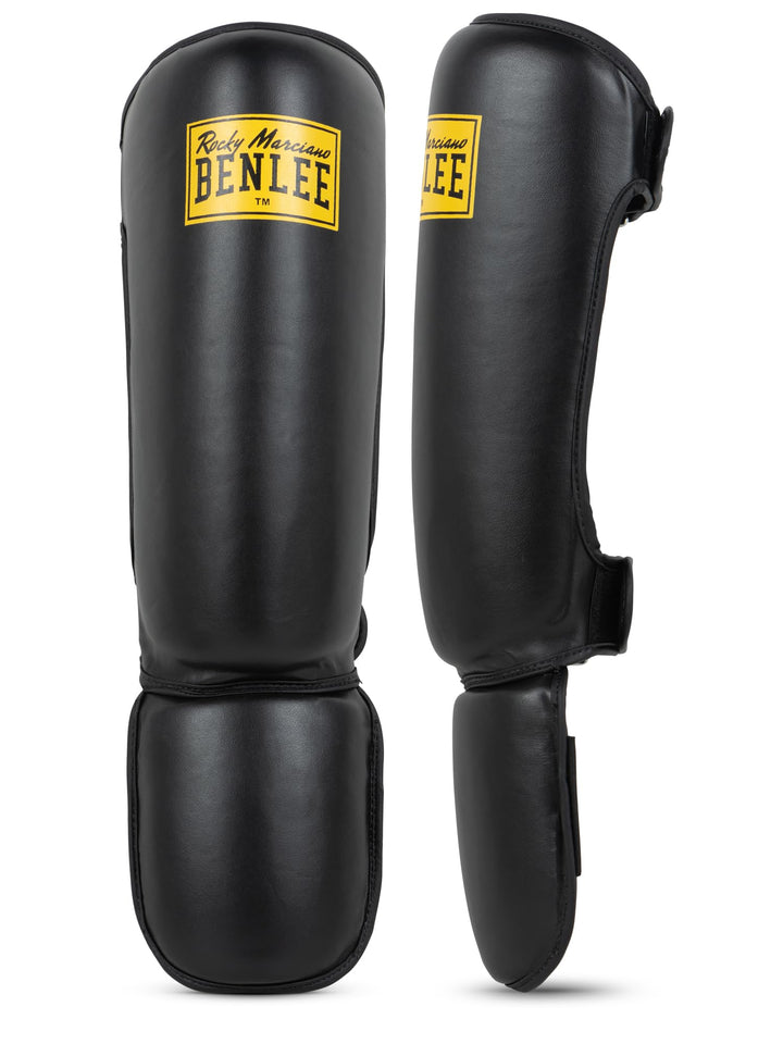 BENLEE Schienbeinschoner aus Kunstleder (1 Paar) Guardian Schwarz L-XL Single, Schwarz L-XL Single