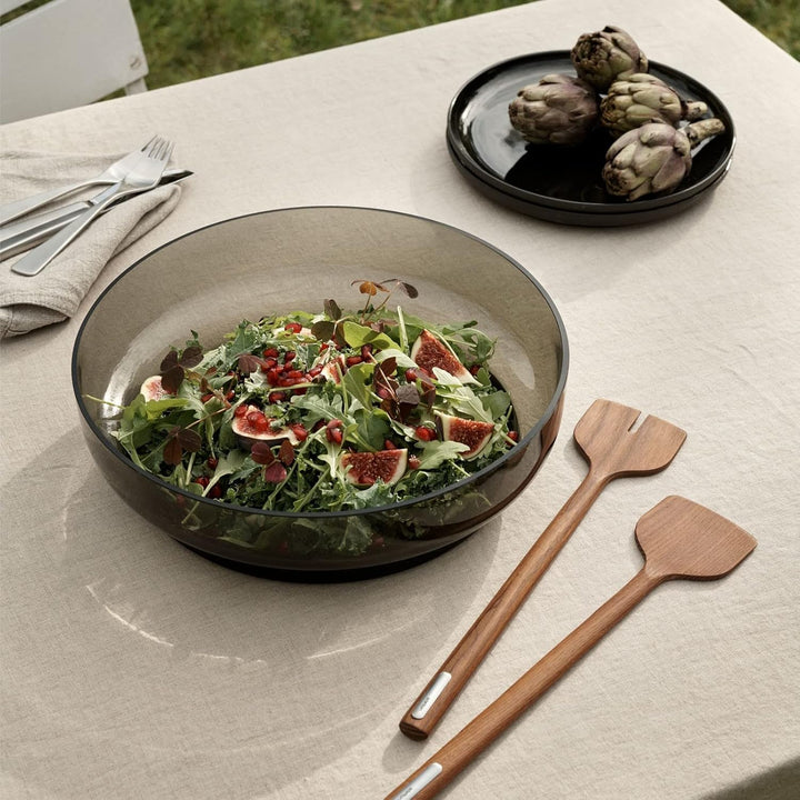 Stelton Servierschale, klasisch und modern, rauchig, Ø30cm 3 Grau, 3 Grau