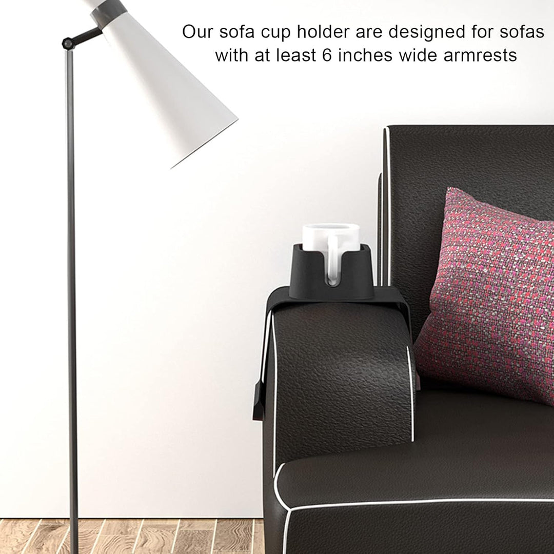 Couch-Getränkehalter, Silikon-Getränkehalter-Ablage für Sessel, Couch, Sofa, Rutschfester Sofa-Geträ