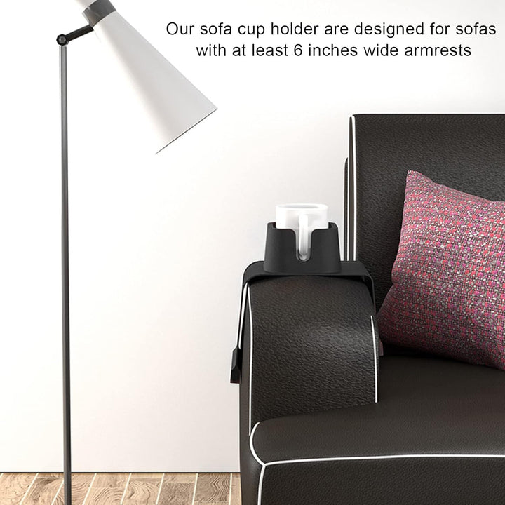 Couch-Getränkehalter, Silikon-Getränkehalter-Ablage für Sessel, Couch, Sofa, Rutschfester Sofa-Geträ
