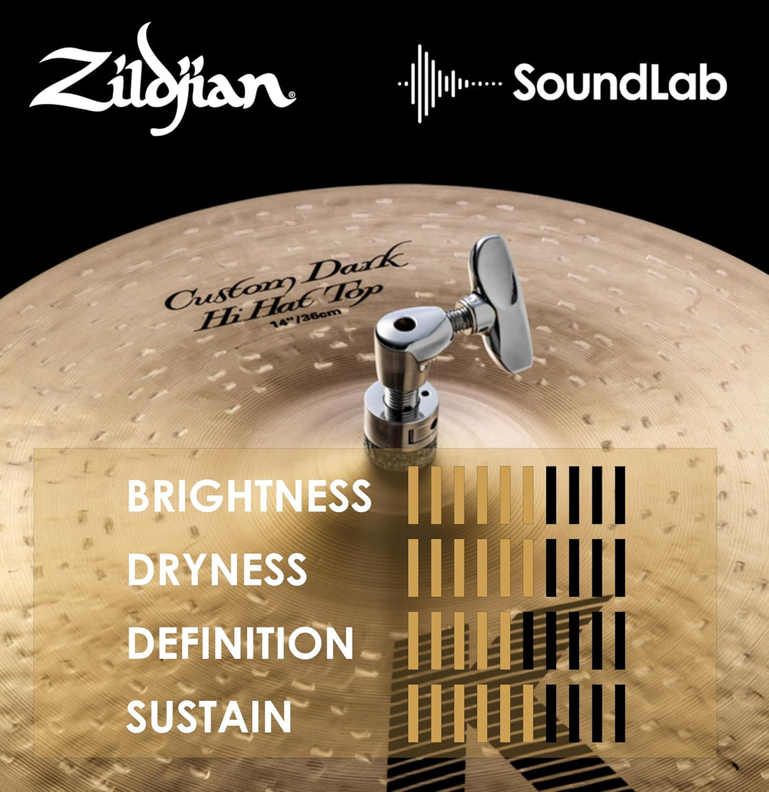 Zildjian K Custom Series - 14" Dark Hi Hat Cymbals - Pair 14 Zoll, 14 Zoll